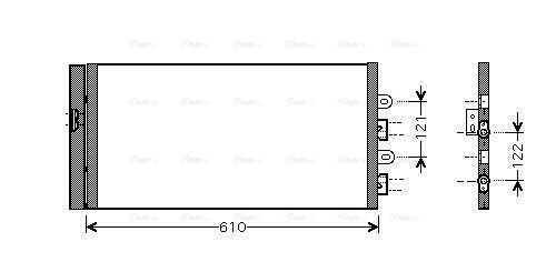 Kondensator, Klimaanlage AVA QUALITY COOLING fta5298d