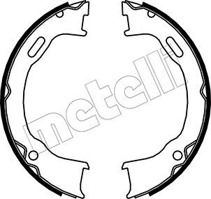 Bremsbackensatz, Feststellbremse METELLI 53-0364