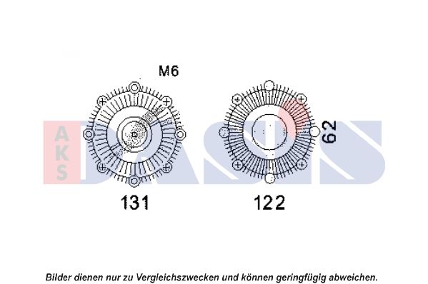 Kupplung, Kühlerlüfter AKS DASIS 218040N