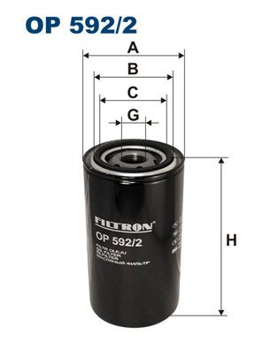 Ölfilter FILTRON op 592/2