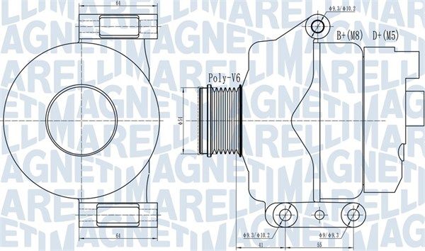 Generator MAGNETI MARELLI 063732132010