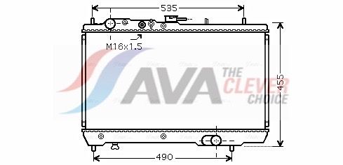 Kühler, Motorkühlung AVA QUALITY COOLING KA2066