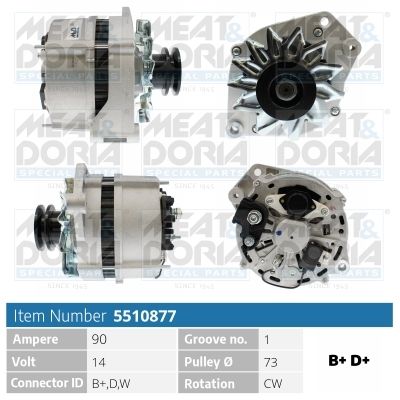 Generator MEAT & DORIA 5510877