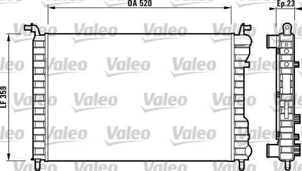 Kühler, Motorkühlung VALEO 732812