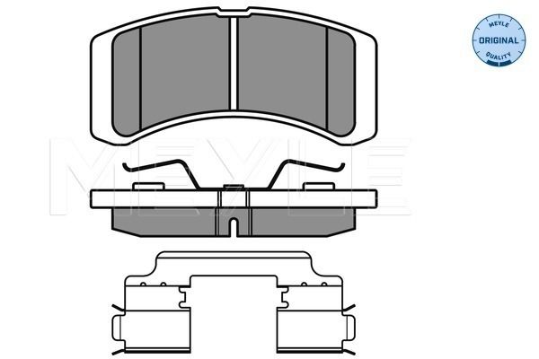 Bremsbelagsatz, Scheibenbremse MEYLE 0252422914/W