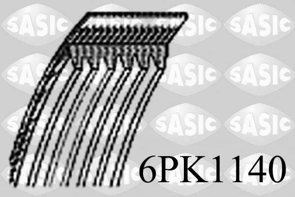 Keilrippenriemen SASIC 6PK1140