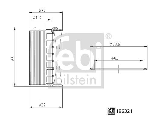 Hydraulikfilter Automatikgetriebe FEBI BILSTEIN 196321