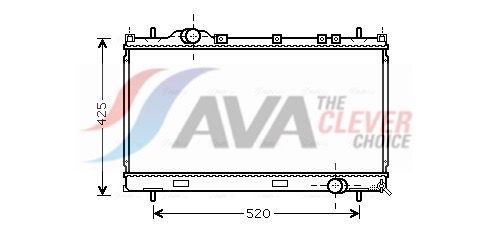 Kühler, Motorkühlung AVA QUALITY COOLING CR2101