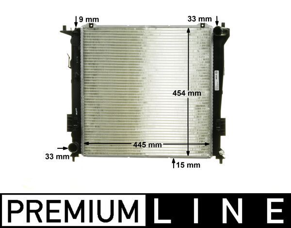 Kühler, Motorkühlung MAHLE CR1320000P