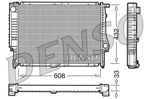 Kühler, Motorkühlung DENSO DRM05052