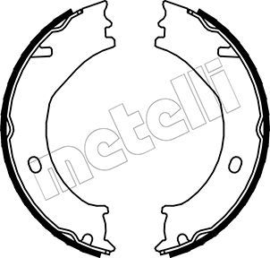 Bremsbackensatz, Feststellbremse METELLI 53-0163