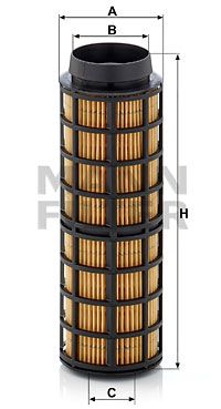 Bränslefilter MANN-FILTER PU 7017 Z
