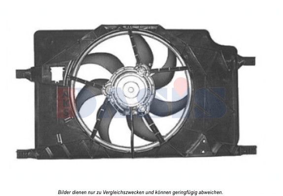 Elektromotor, Kühlerlüfter AKS DASIS 188027N