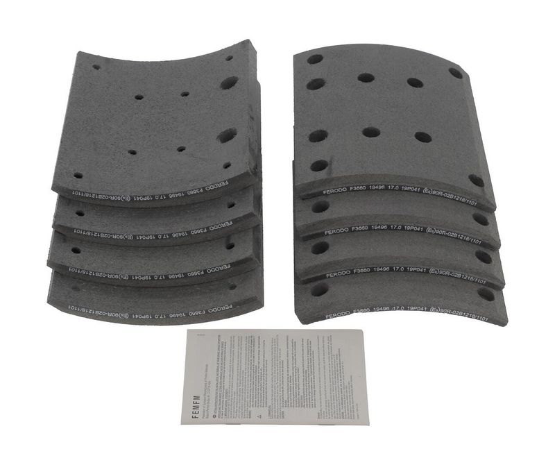 Bremsbelagsatz, Trommelbremse FERODO K19488.9-F3660