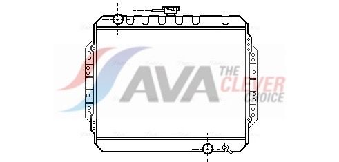 Kühler, Motorkühlung AVA QUALITY COOLING IS2003