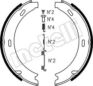 Bremsbackensatz, Feststellbremse METELLI 53-0233K