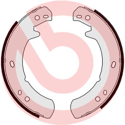 Bremsbackensatz, Feststellbremse BREMBO S 44 507