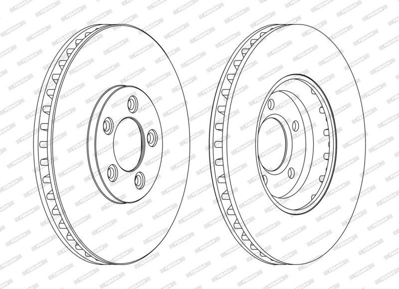 Bremsscheibe FERODO DDF1648C