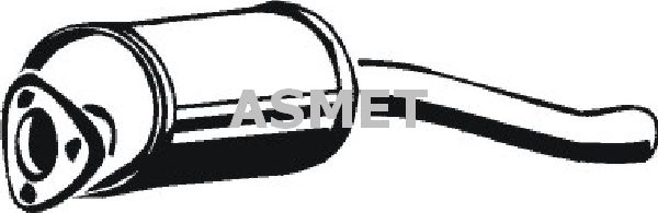 Vorschalldämpfer ASMET 04.044