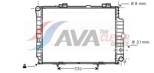 Kühler, Motorkühlung AVA QUALITY COOLING MSA2231