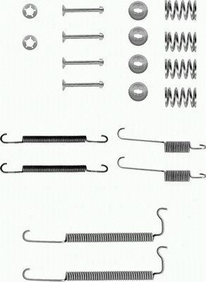 Zubehörsatz, Bremsbacken TEXTAR 97001000