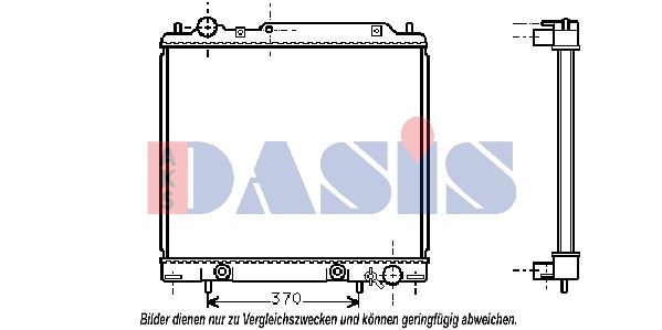Kühler, Motorkühlung AKS DASIS 140640N