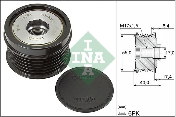 Generatorfreilauf INA 535031610