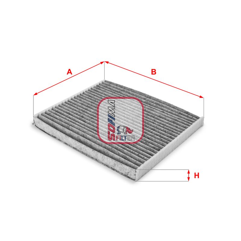 Filter, kupéventilation SOFIMA S 4162 CA