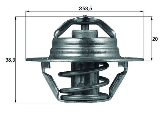 Thermostat, Kühlmittel MAHLE TX8888D