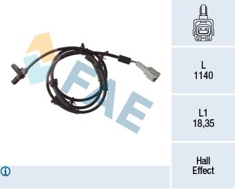 Sensor, Raddrehzahl FAE 78311