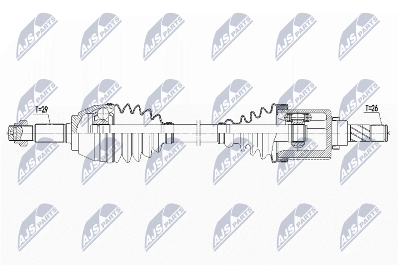 Antriebswelle NTY NPW-NS-090