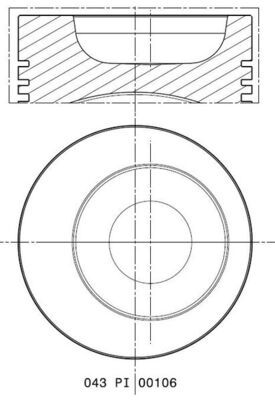Kolben MAHLE 5034800