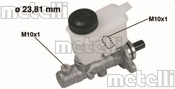 Hauptbremszylinder METELLI 05-0331
