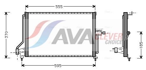 Kondensator, Klimaanlage AVA QUALITY COOLING OL5209