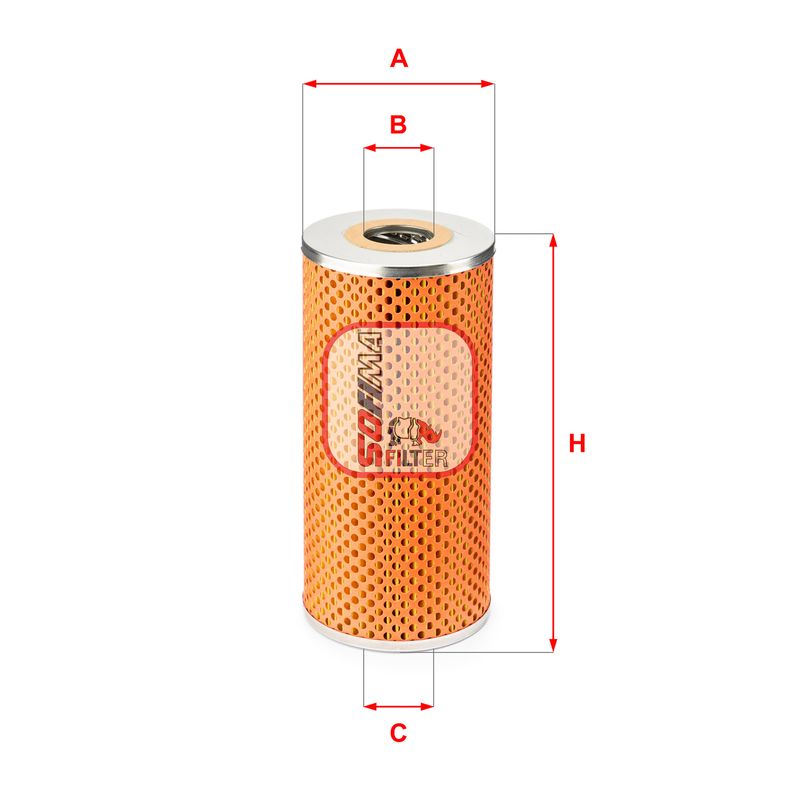 Ölfilter SOFIMA S 0580 PO