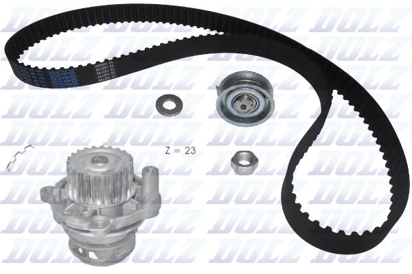 Wasserpumpe + Zahnriemensatz DOLZ KD063
