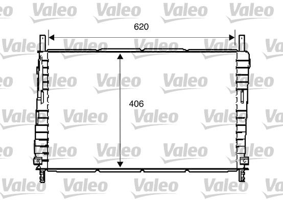 Kühler, Motorkühlung VALEO 734286