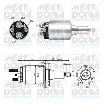 Magnetschalter, Starter MEAT & DORIA 46290
