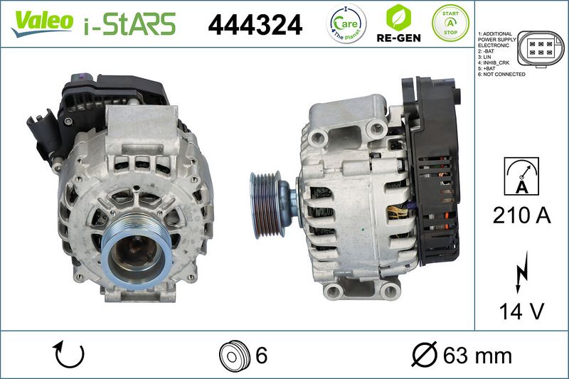 Startergenerator VALEO 444324