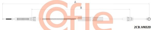 Seilzug Schaltgetriebe COFLE 2CB.VK020
