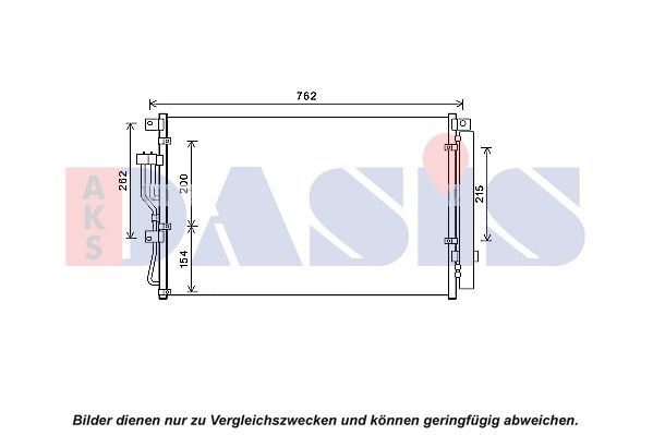 Kondensator, Klimaanlage AKS DASIS 512088N