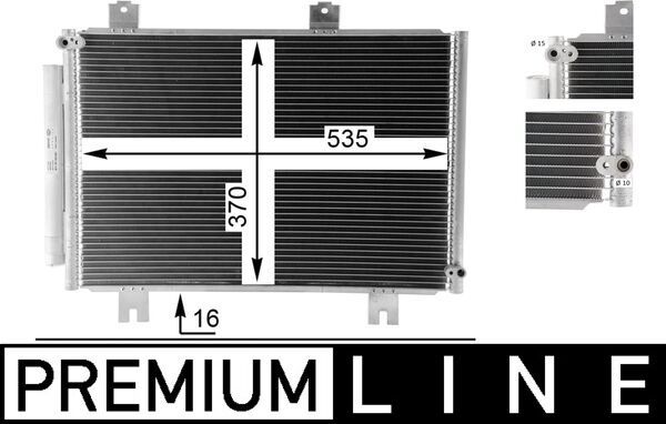 Kondensator, Klimaanlage MAHLE AC36000P