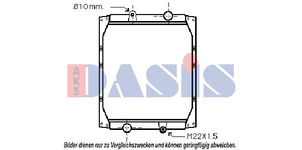 Kühler, Motorkühlung AKS DASIS 390230N