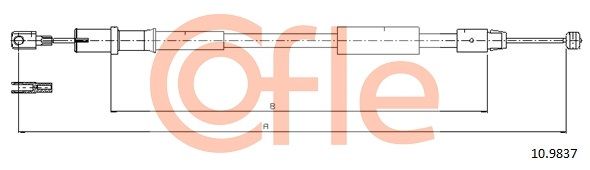 Seilzug, Feststellbremse COFLE 10.9837