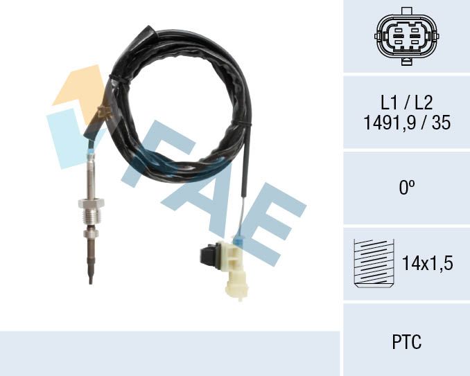 Sensor, Abgastemperatur FAE 68128