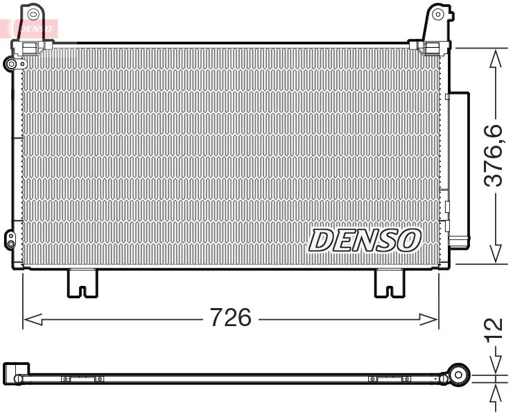 Kondensator, Klimaanlage DENSO DCN40034