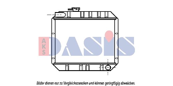 Kühler, Motorkühlung AKS DASIS 092220N