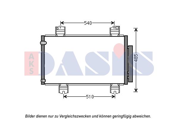 Kondensator, Klimaanlage AKS DASIS 102033N