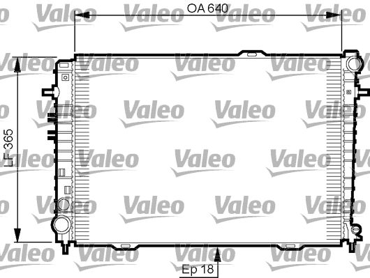 Kühler, Motorkühlung VALEO 735500