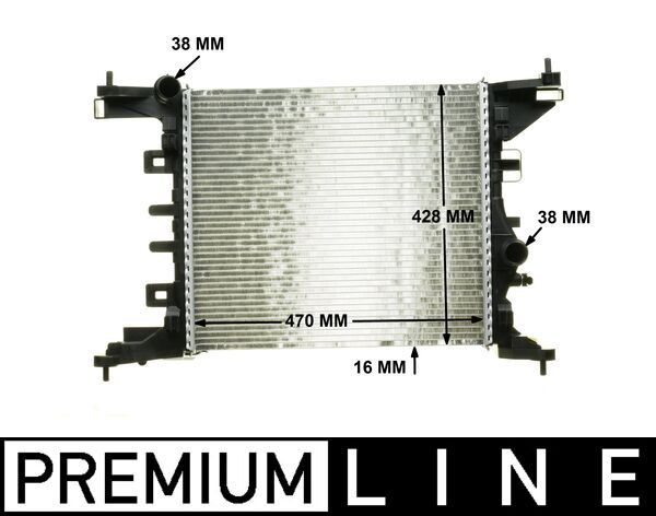 Kühler, Motorkühlung MAHLE CR1187000P